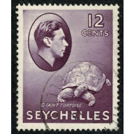 Seychelles. 1938-49  12c reddish-violet. Fine Used single. SG 139