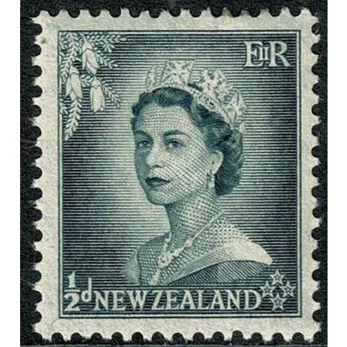 New Zealand. 1953-59. ½d slate. Mounted Mint single. SG 723