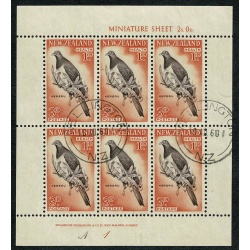 New Zealand. 1960 Health Pair of Miniature Sheets Fine Used. SG MS804b