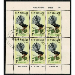 New Zealand. 1965 Health Pair of Miniature Sheets Fine Used. SG MS832c