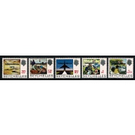 Seychelles. 1976 set of 9 values surcharged  "Independence 1976" T 99. SG 374-382. Unmounted Mint.