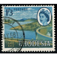 Rhodesia. 1966-68 (Litho). 1/3 Lake Kyle. Fine Used. SG 403