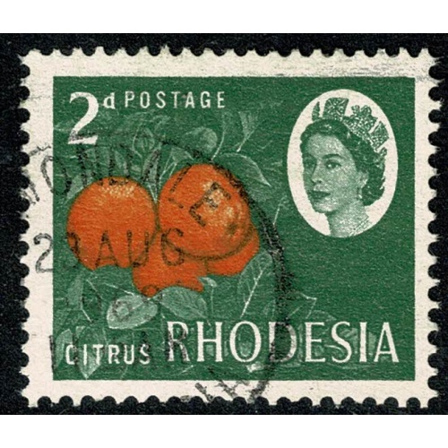 Rhodesia. 1966-68 (Litho). 2d Citrus. Fine Used. SG 398