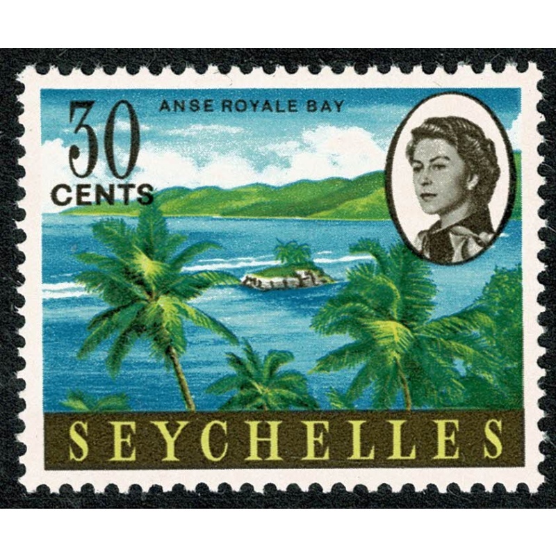 Seychelles. 1962-68 30c "Anse Royale Bay". Unmounted Mint single. SG 200a