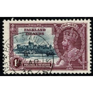 Falkland Islands. 1935 Silver Jubilee 1/- slate and purple. SG 142. Fine Used