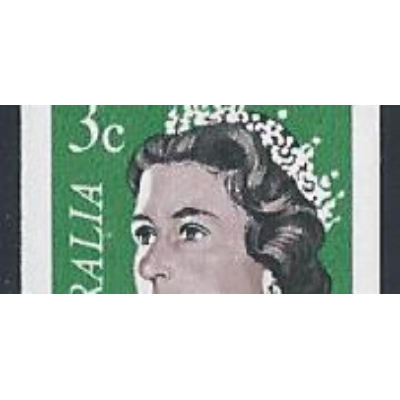 1966 3c coil issue. "retouch to right of L" variety. SG 404 var. UM