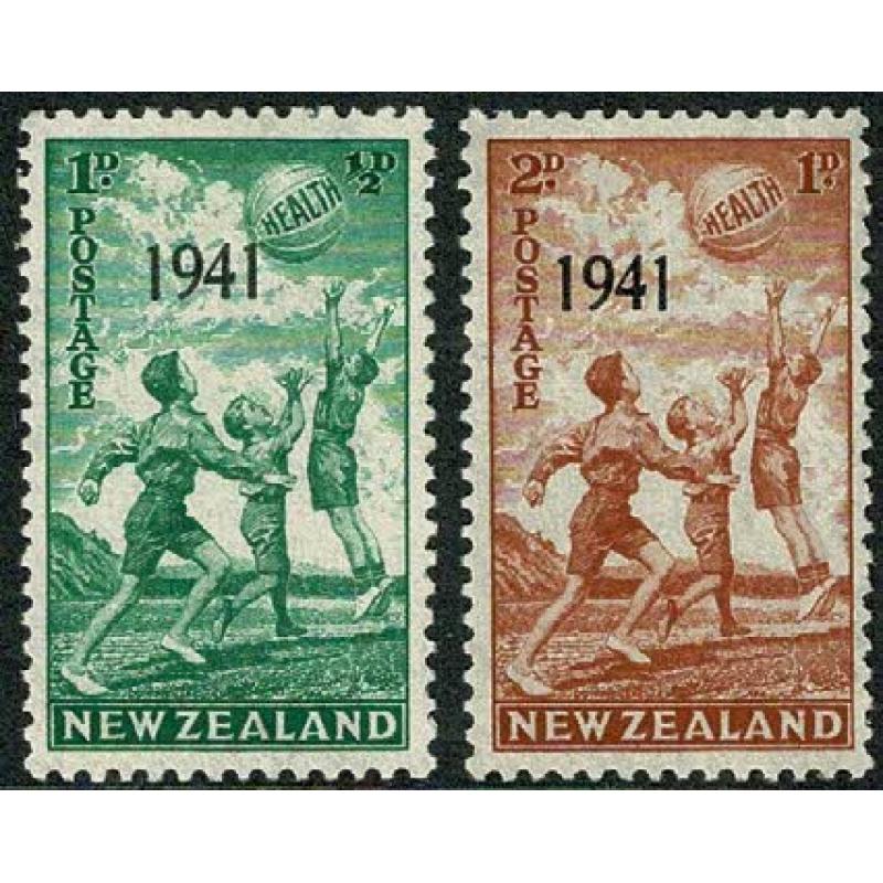 1941 Health Stamps 1941 Ovpt. SG 632-633