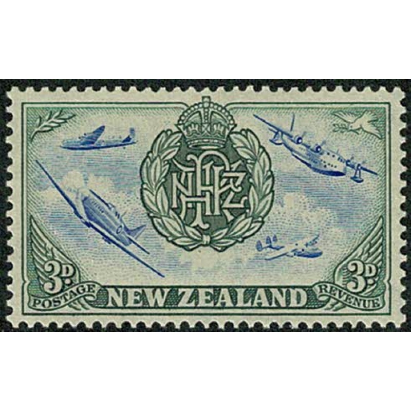 1946 Peace Issue. 3d ultramarine & grey. SG 671. MM