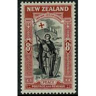 1946 Peace Issue. 8d black & carmne. SG 675. MM