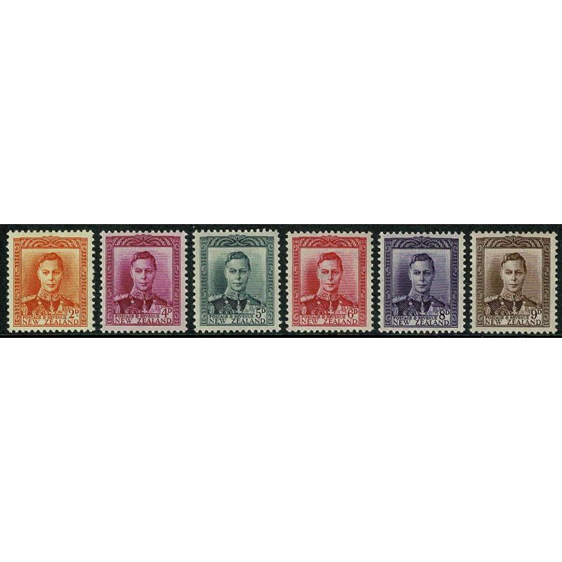 1947 low values 2d to 9d set of 6 values. SG 680-685