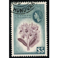 British Honduras. 1953 $5 purple & slate. Fine Used single. SG  190
