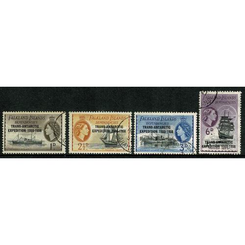 1956 Trans-Antractic Expedition. Fine used set.