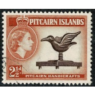 Pitcairn Islands. 1957-63. 2½d deep brown & red-orange. Fine used single. SG 21