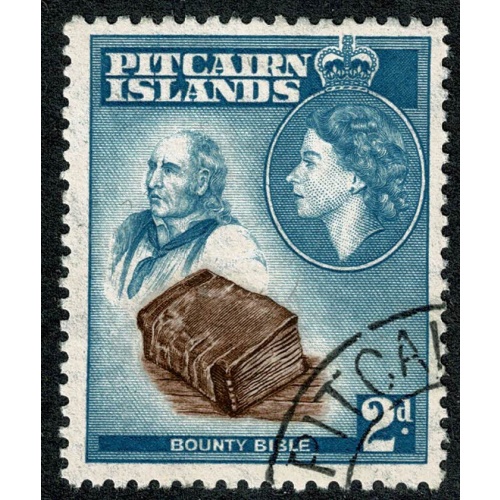 Pitcairn Islands. 1957-63. 2d brown & greenish blue. Fine used single. SG 20
