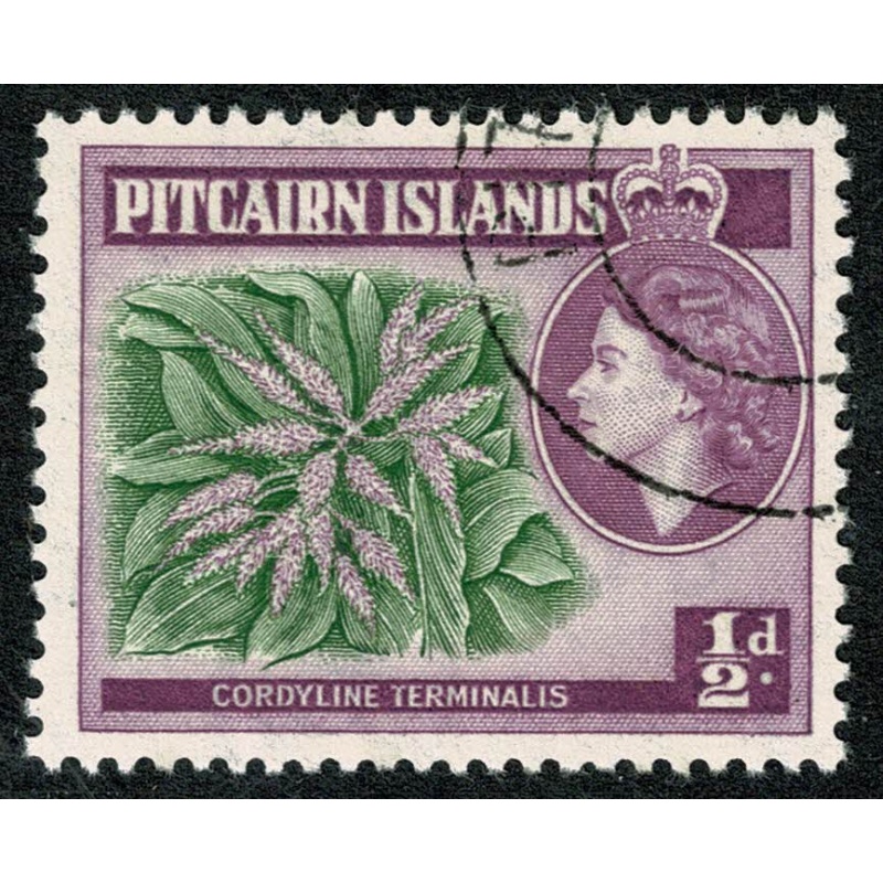 Pitcairn Islands. 1957-63. ½d green & reddish lilac. Fine used single. SG 18