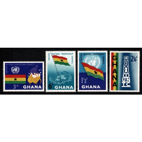 Ghana. 1959 UN Trusteship Council. Set of 4 values.  SG 234-237