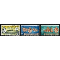 Pitcairn Islands. 1961 Centenary of Return of Pitcairn Islanders from Norfolk Island. Fine Used set of 3 values SG 29-31