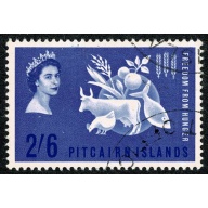 Pitcairn Islands. 1963 Freedom From Hunger 2/6. Fine Used. SG 32