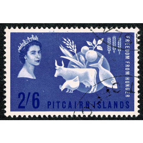 Pitcairn Islands. 1963 Freedom From Hunger 2/6. Fine Used. SG 32