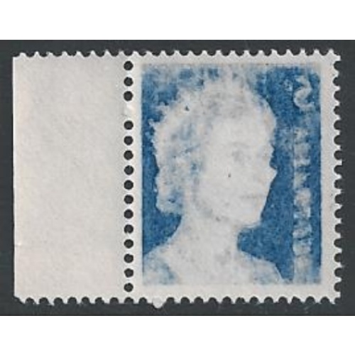1967 5c deep blue. OFFSET variety. SG 386c var. UM