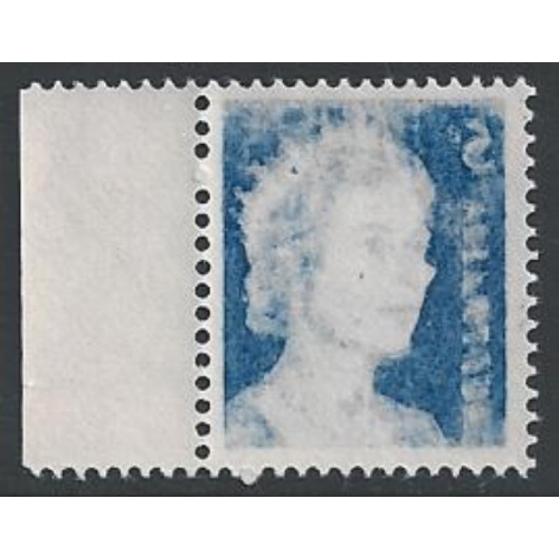 1967 5c deep blue. OFFSET variety. SG 386c var. UM