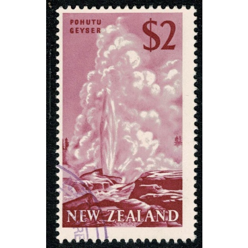 New Zealand. 1967  $2 deep magenta. Fine Used. SG 862