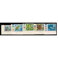 Rhodesia. 1967-68 Dual Currency. Set of 5 values. Unmounted Mint. SG 408-412