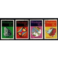 Rhodesia. 1971 "Granite 71" Geological Symposium. Set of 4 values Fine Used. SG 465-468