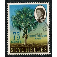 Seychelles. 1962-68 75c "Coco-de-Mer Palm". Fine Used single. SG 206