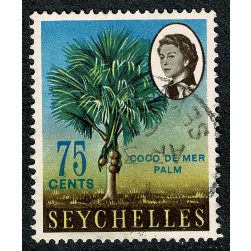 Seychelles. 1962-68 75c "Coco-de-Mer Palm". Fine Used single. SG 206