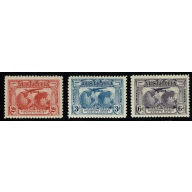 Australia. 1931 Kingsford Smith's Flights. Unmounted Mint. SG 121-123