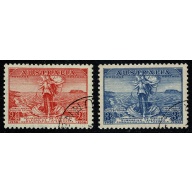 Australia. 1936 Opening of Submarine Telephone Link to Tasmania. Fine Used. SG 159-160