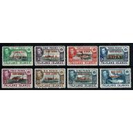 1944. Falkland Islands Overprinted "South Georgia Dependency of. SG B1-B8