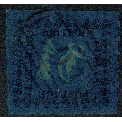 British Guiana. SG 124c. 4c Blue T15. ITALIC S in CENTS variety. Fine used.