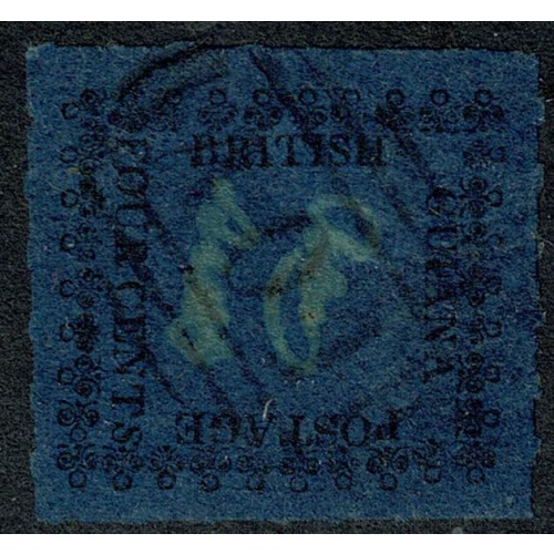 British Guiana. SG 124c. 4c Blue T15. ITALIC S in CENTS variety. Fine used.