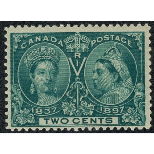 Canada. 1897 Jubilee issue 2c deep green SG 125. Unmounted mint