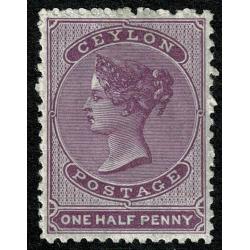 1864 ½d reddish lilac. Mounted mint. SG 48b