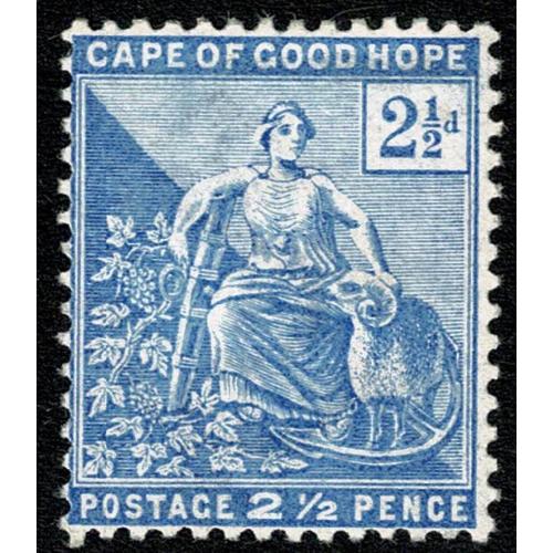 Cape of Good Hope. 1893 2½d ultramarine SG 63a. Lightly mounted mint.