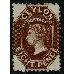 1864 8d reddish brown. Unused. SG 56