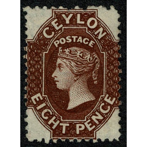 1864 8d reddish brown. Unused. SG 56