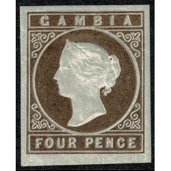 1871 4d pale brown. Mounted mint. SG 2