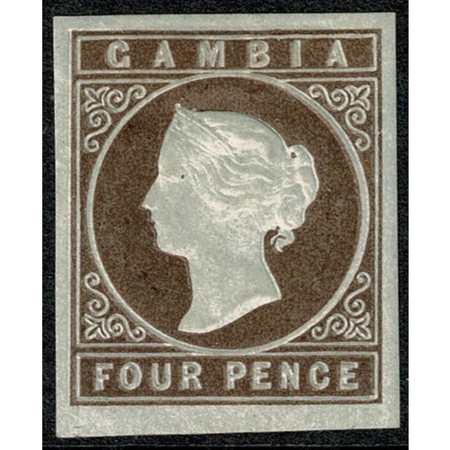 1871 4d pale brown. Mounted mint. SG 2