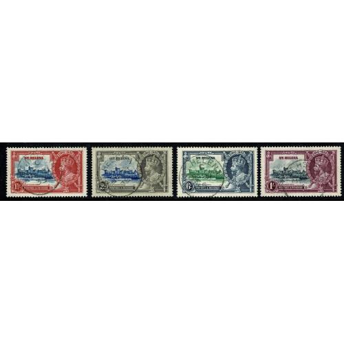 St Helena. 1935 Silver Jubilee. Very Fine Used set of 4 values. SG 124-127