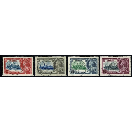 St Helena. 1935 Silver Jubilee. Very Fine Used set of 4 values. SG 124-127