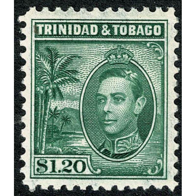 SG 255. $1.20 blue green. Mounted mint.