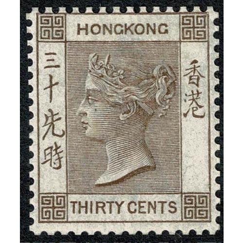 1901 30c brown. Mounted mint. SG 61