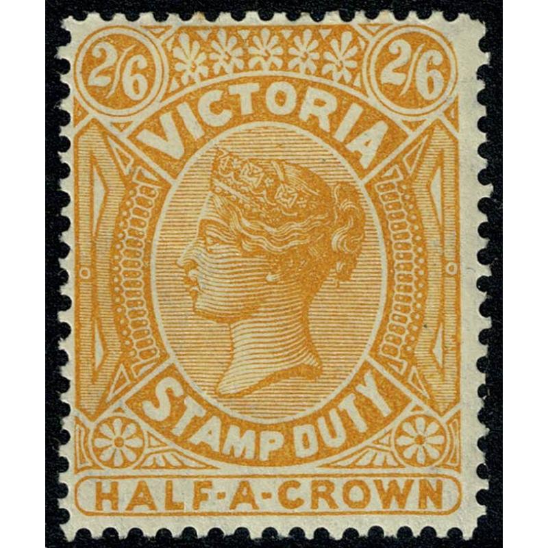 Victoria. 1892 2/6 lemon yellow. Mounted mint. SG 292b