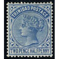 Trinidad 1883. 2½d bright blue. SG 108. Mounted Mint.