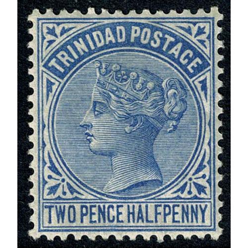 Trinidad 1883. 2½d bright blue. SG 108. Mounted Mint.