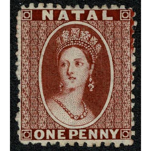 Natal. 1863 1d brown-red. SG 20. Mounted mint.